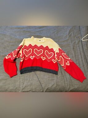 “I Heart You” Sweater by Free People **HOLE**